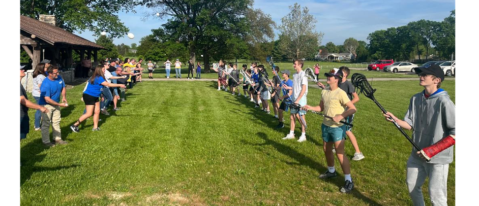 Annual Parent Player egg toss